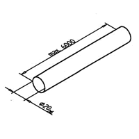 20mm Hardened Steel Shaft